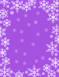 Purple Snowflake Background Purple Snowflake Background