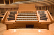 organ keyboard on the modern auditorium organ keyboard on the modern auditorium