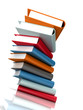books massive on white background books massive on white background