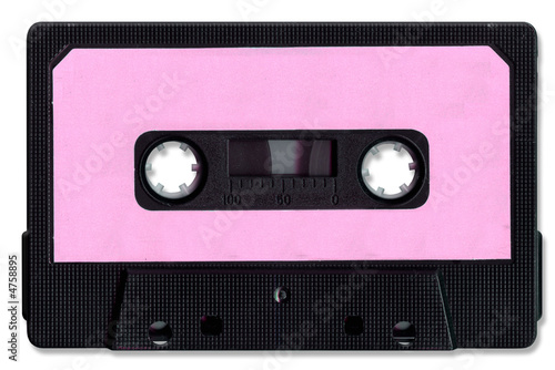 Cassette Tape with clipping path