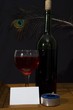 Photo: Romantic set invitation with wine bottle Romantic set invitation with wine bottle