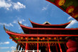 chinese temple wide shot
