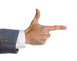 Foto: Aiming hand sign Aiming hand sign