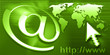 internet - e-mail - green