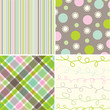 retro sweet pink green pattern combo retro sweet pink green pattern combo