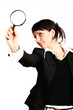 searches for something