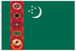 Turkmenistan flag