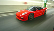 Honda NSX en el tunel