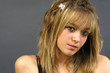 Jeune femme blonde