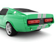 Green Classical Sports Car