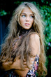 Beautiful model with long hair Beautiful model with long hair