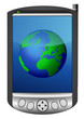 Pocket PC connecté à la planète