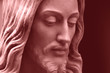 Jesus, red hued