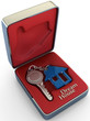 The key of a gift house. Your dream house The key of a gift house. Your dream house