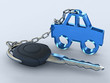 The key of a gift car.