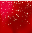 Fond étoilé sur ciel rouge