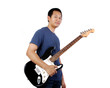 Man and guitar