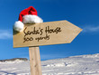 Santa's House signpost