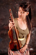 Girl with violin
