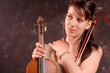 Girl with violin