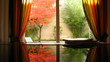 Fenêtre donnant sur le jardin Fenêtre donnant sur le jardin