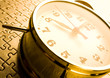 Alarm clock on jigsaw