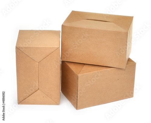 Foto: three cardboard boxes #2 three cardboard boxes #2