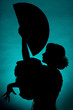 Tancerka flamenco w kontrastach
