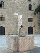 old fountain in old rhodes city old fountain in old rhodes city