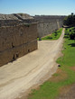 path and rhodes city walls path and rhodes city walls