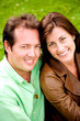 outdoors couple portrait