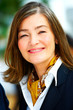 Cheerful senior business woman