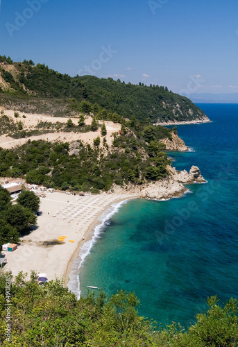 Photo: Banana beach, Halkidiki, Greece Banana beach, Halkidiki, Greece