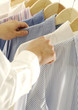 Foto: selecting a shirt selecting a shirt