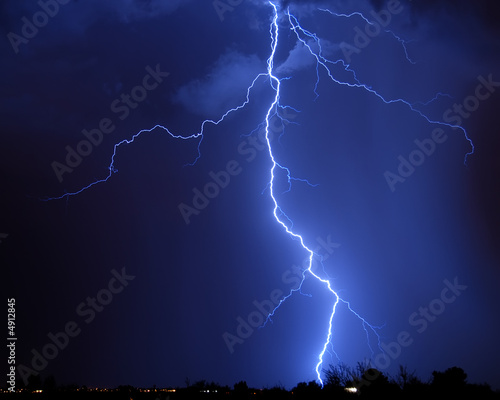 Photo: Lightning over the city - Tucson, AZ Lightning over the city - Tucson, AZ