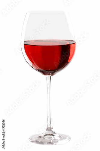 Photo: glass of red wine glass of red wine