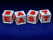 Block letters - 3d concept illustration