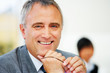 Senior executive business man