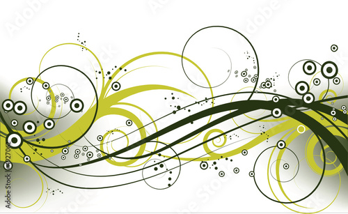 Abstract floral background