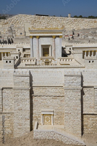 Photo: Model of the Second Temple, Israel Museum Model of the Second Temple, Israel Museum