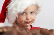 Little chocolate Santa