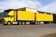 Articulated semi truck