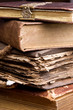 Antique stack of books