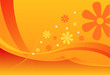 Summer background in orange design, vector illustration Summer background in orange design, vector illustration