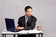 Office work typing