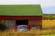 Old Truck by Barn