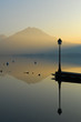 sunshine on a lake annecy