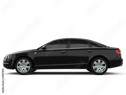 Photo: Black Business-Class Car Black Business-Class Car