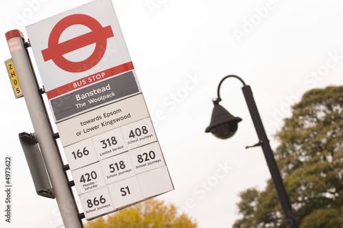 Rural bus stop 