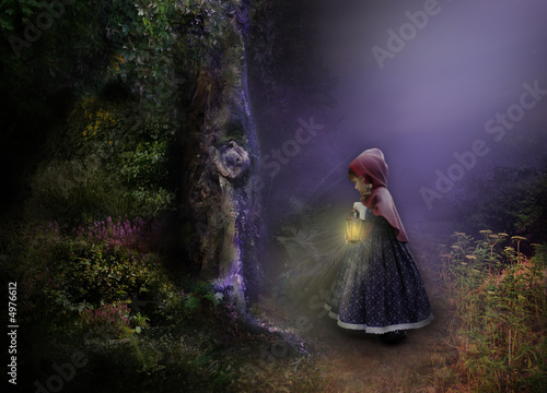 Illustration: Walk in Magical forest Walk in Magical forest